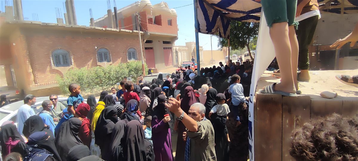 &nbsp;توافد كبير للناخبين في قرية أولاد سالم بمركز دار السلام بسوهاج&nbsp;