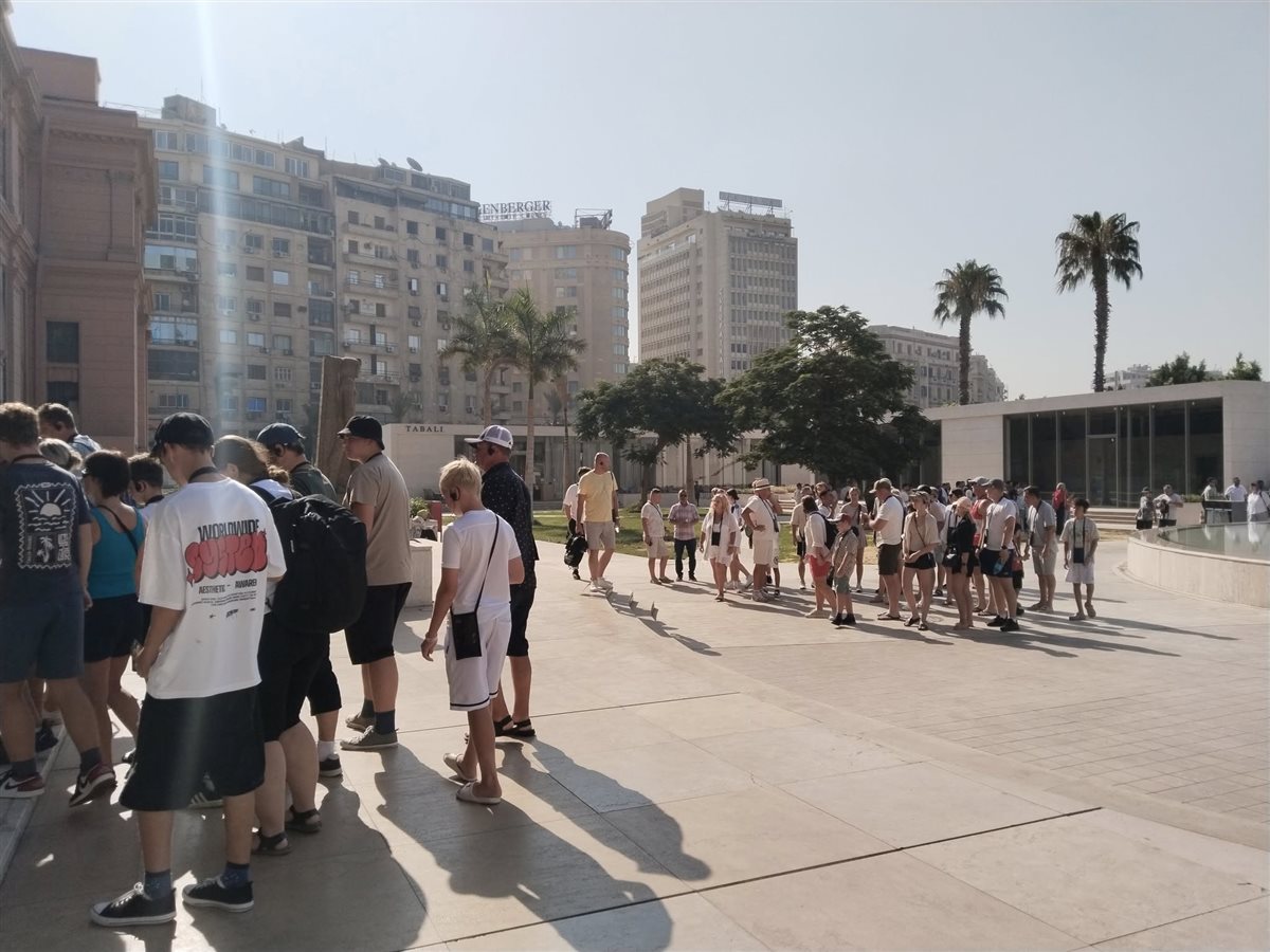 المتحف المصري بالتحرير يستقبل مئات السائحين&nbsp;
