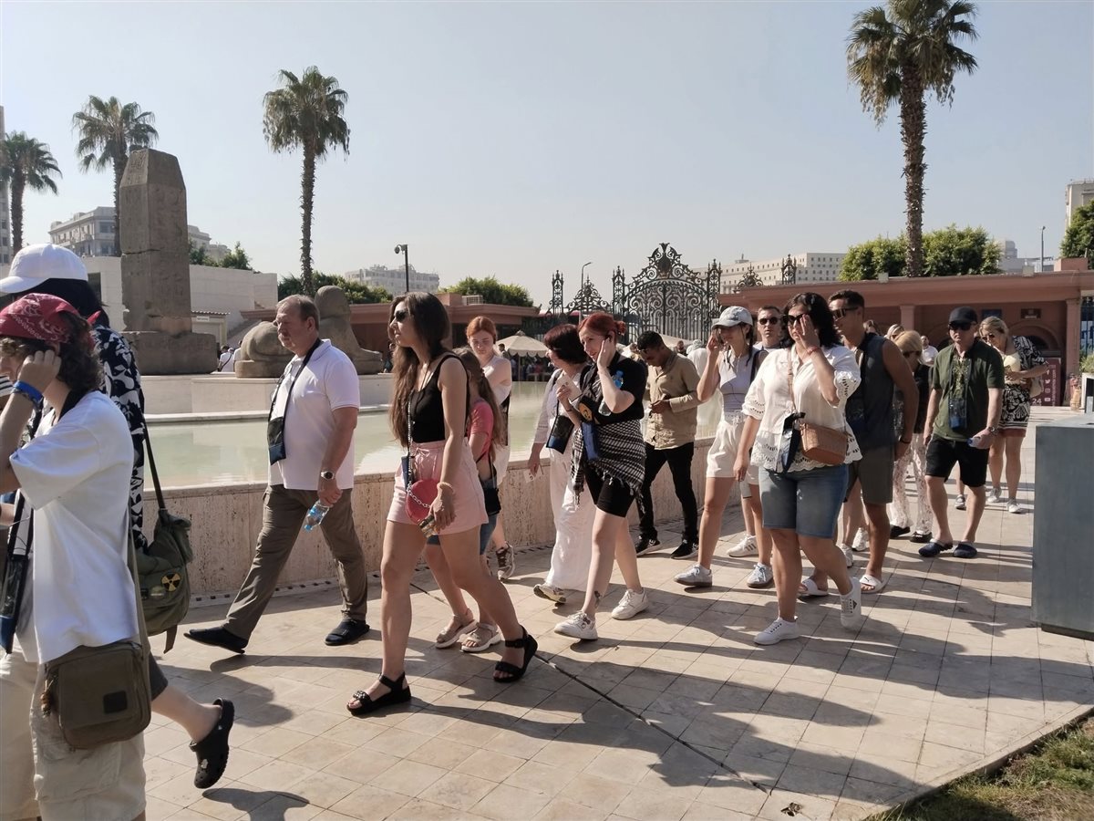 المتحف المصري بالتحرير يستقبل مئات السائحين&nbsp;