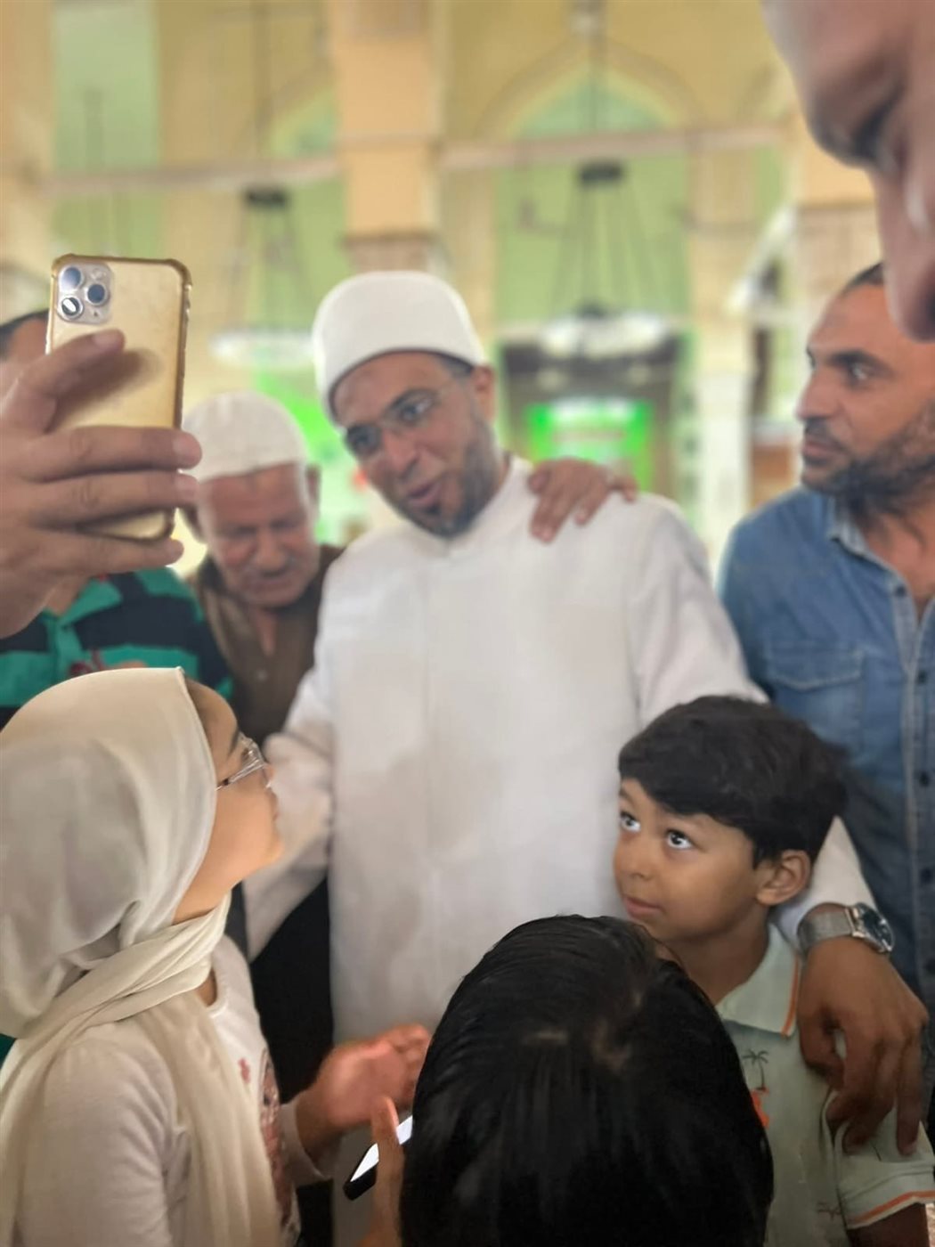 أول ظهور للشيخ محمد أبوبكر بمسجد السيدة فاطمة الزهراء