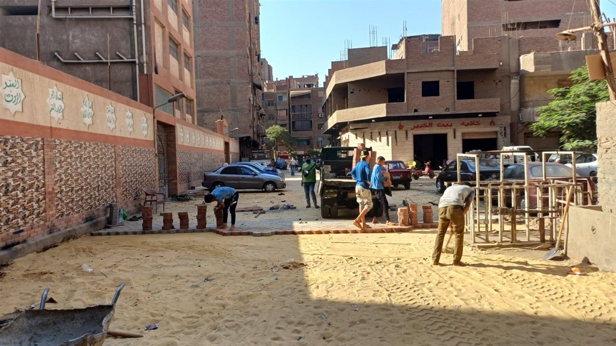 جانب من أعمال التطوير&nbsp;