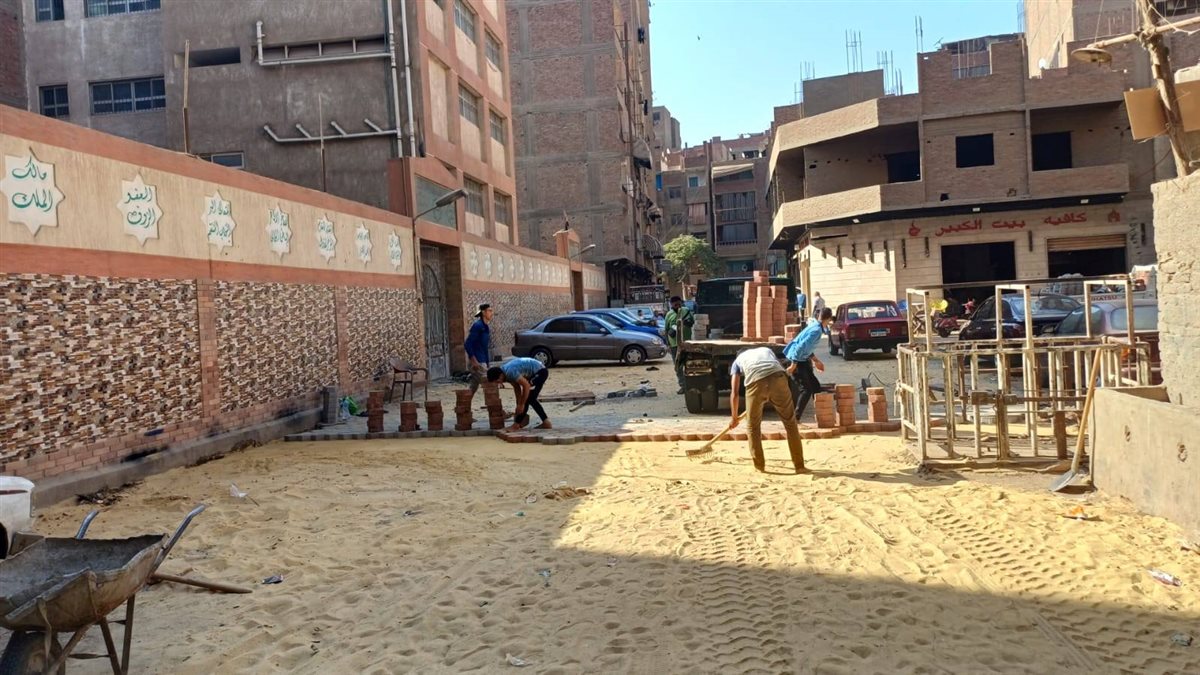 جانب من أعمال التطوير&nbsp;