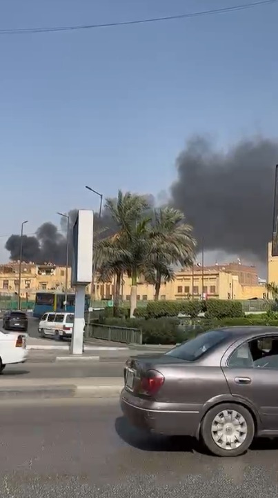 حريق محل زيوت &nbsp; بسوق الترجمان