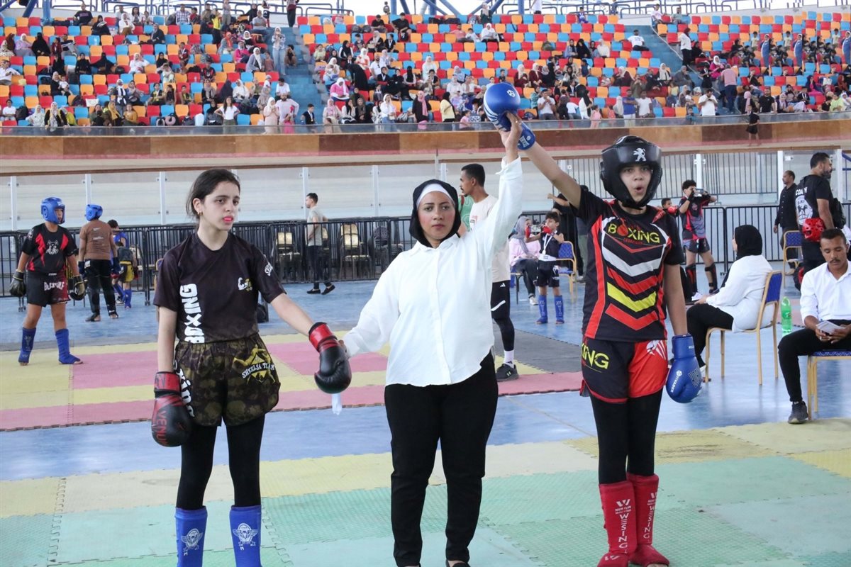 8 آلاف لاعب في بطولة مصر المفتوحة للكيك بوكسينج باستاد القاهرة