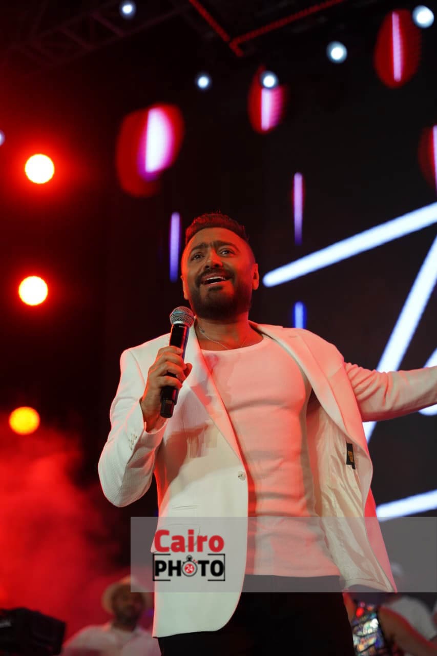 حفل تامر حسني في مهرجان مراسي&nbsp;