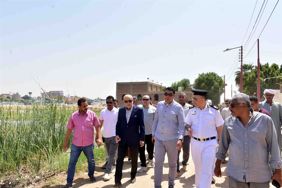 محافظ الأقصر وجولة تفقدية بالبر الغربي&nbsp;