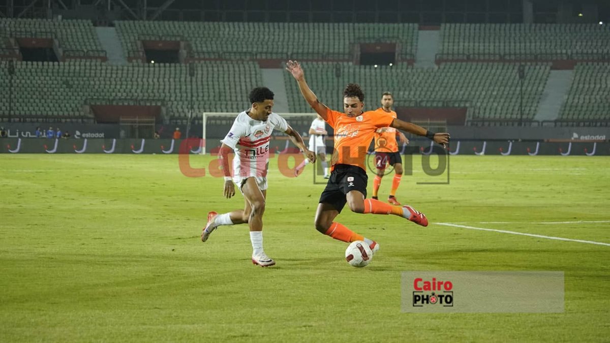 <strong>صورة من مباراة الزمالك وفاركو&nbsp;</strong>