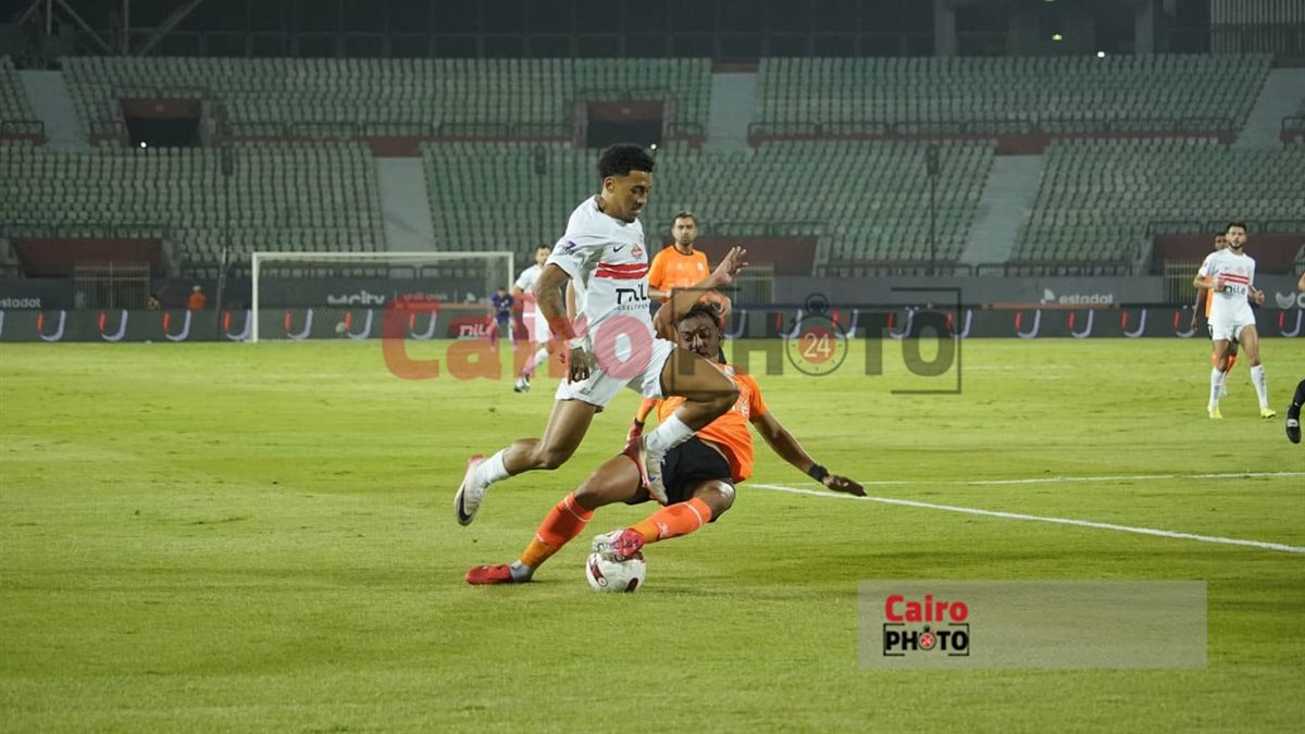 <strong>صورة من مباراة الزمالك وفاركو&nbsp;</strong>
