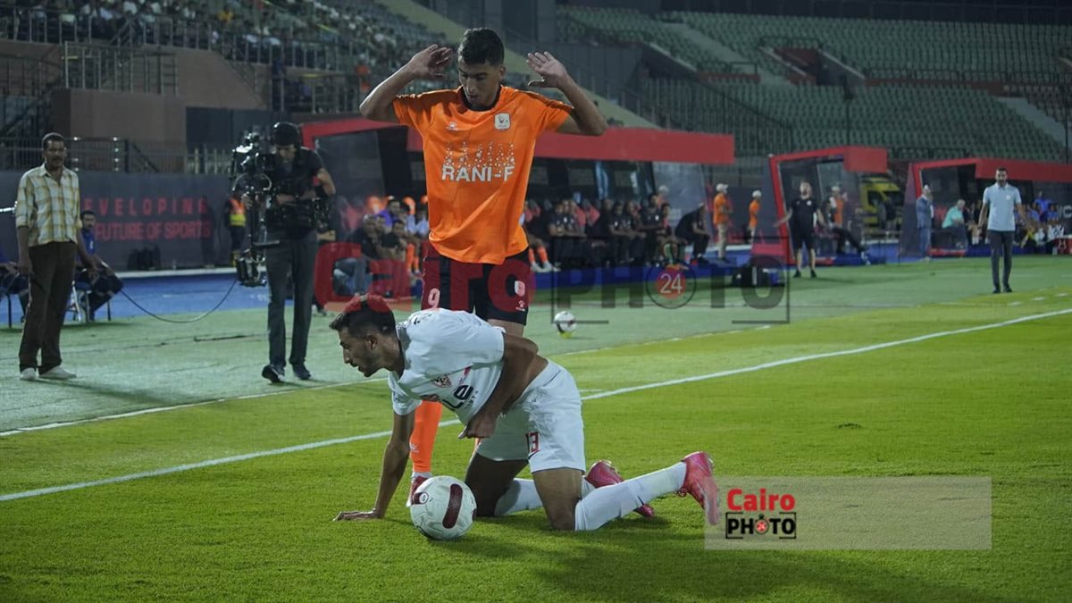 <strong>صورة من مباراة الزمالك وفاركو&nbsp;</strong>