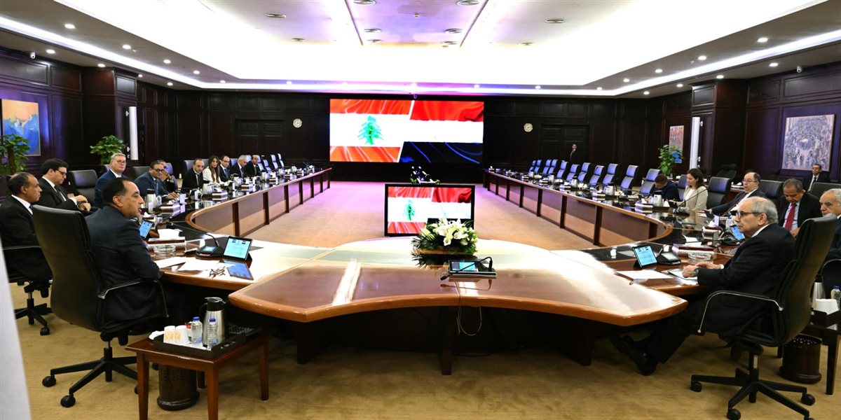 مباحثات رئيس الوزراء مع نظيره اللبناني