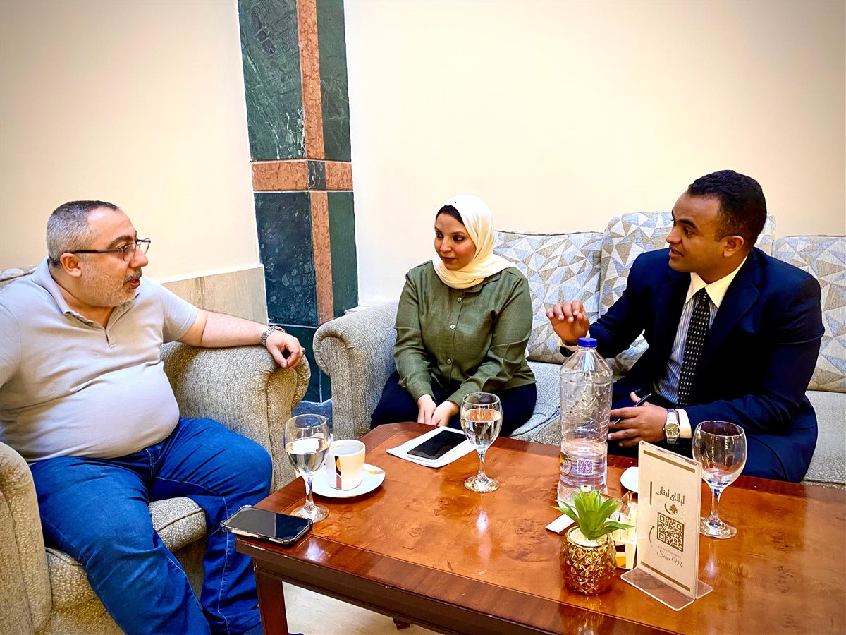 طاهر النونو وصحفيي القاهرة 24&nbsp;