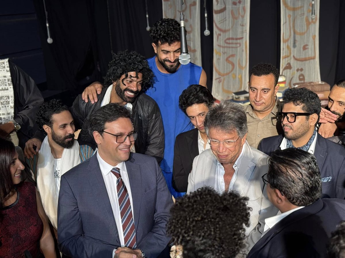 &nbsp;لقطات من حضور وزير الثقافة مسرحية حواديت لـ خالد جلال