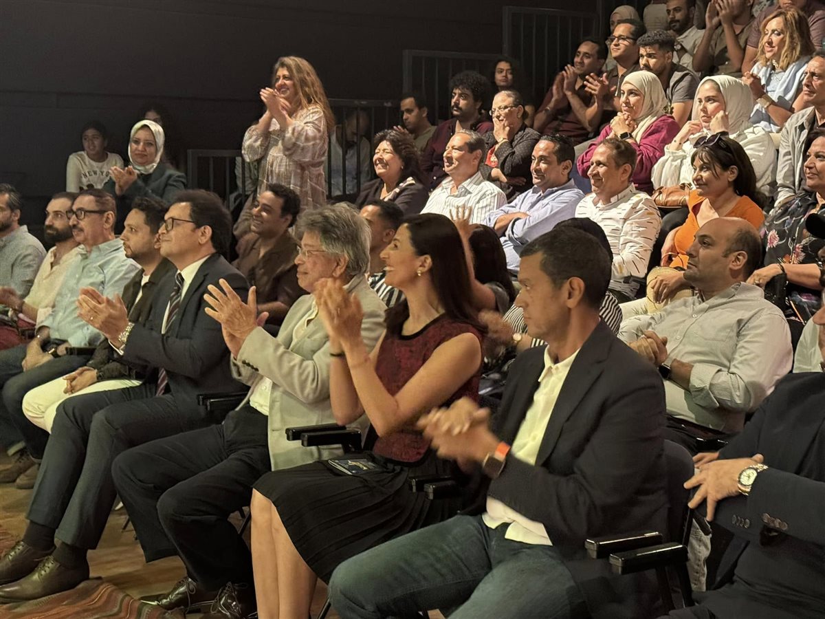 &nbsp;لقطات من حضور وزير الثقافة مسرحية حواديت لـ خالد جلال