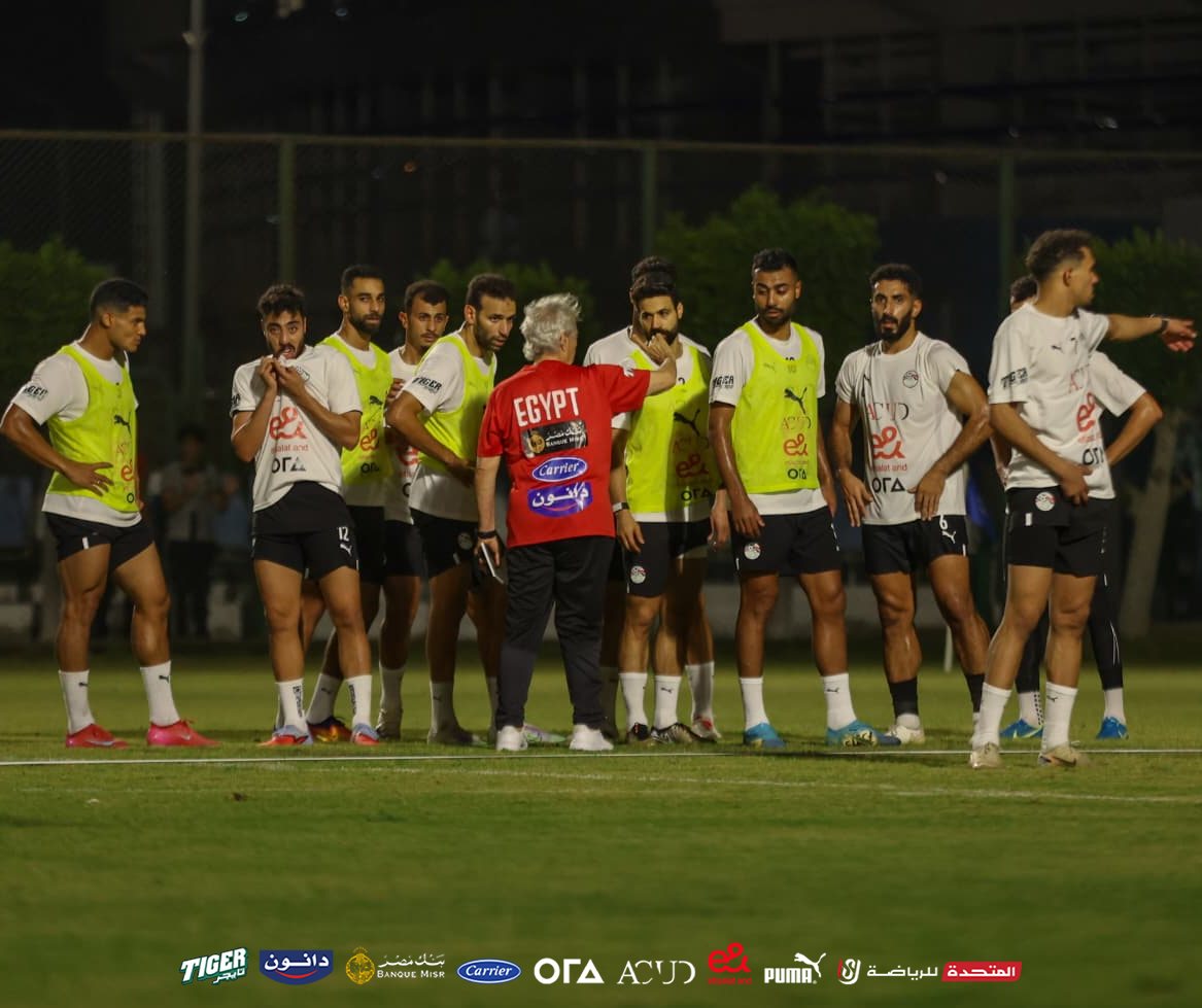 <strong>صور مران منتخب مصر&nbsp;</strong>