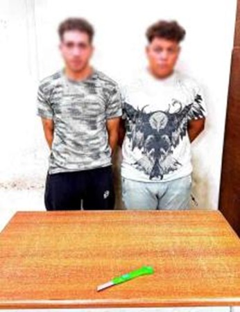 المتهمين والسلاح المضبوط&nbsp;