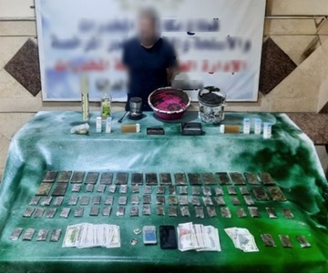 <strong>سقوط بؤر إجرامية من جالبي ومتجري المواد المخدرة في المحافظات&nbsp;</strong>