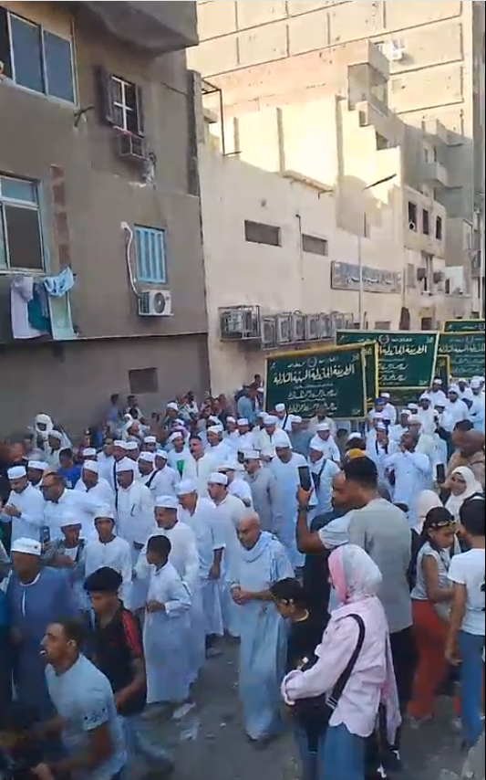&nbsp;انطلاق موكب الطرق الصوفية للاحتفال بالمولد النبوي