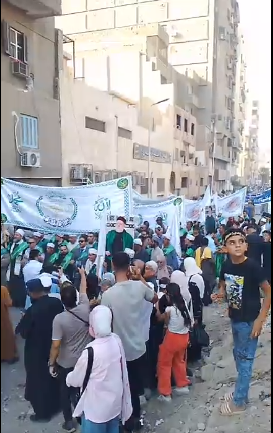 &nbsp;انطلاق موكب الطرق الصوفية للاحتفال بالمولد النبوي