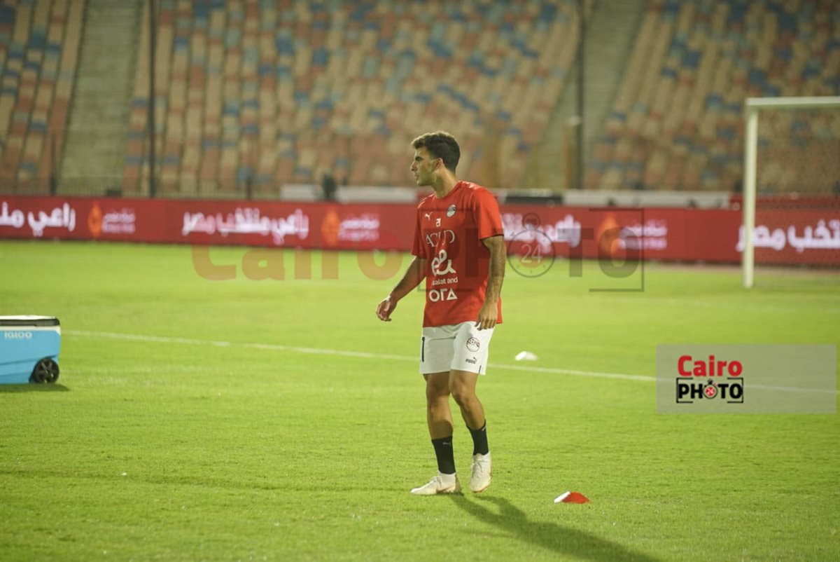 &nbsp;أجواء مرحة في مران منتخب مصر استعدادًا لمواجهة إثيوبيا