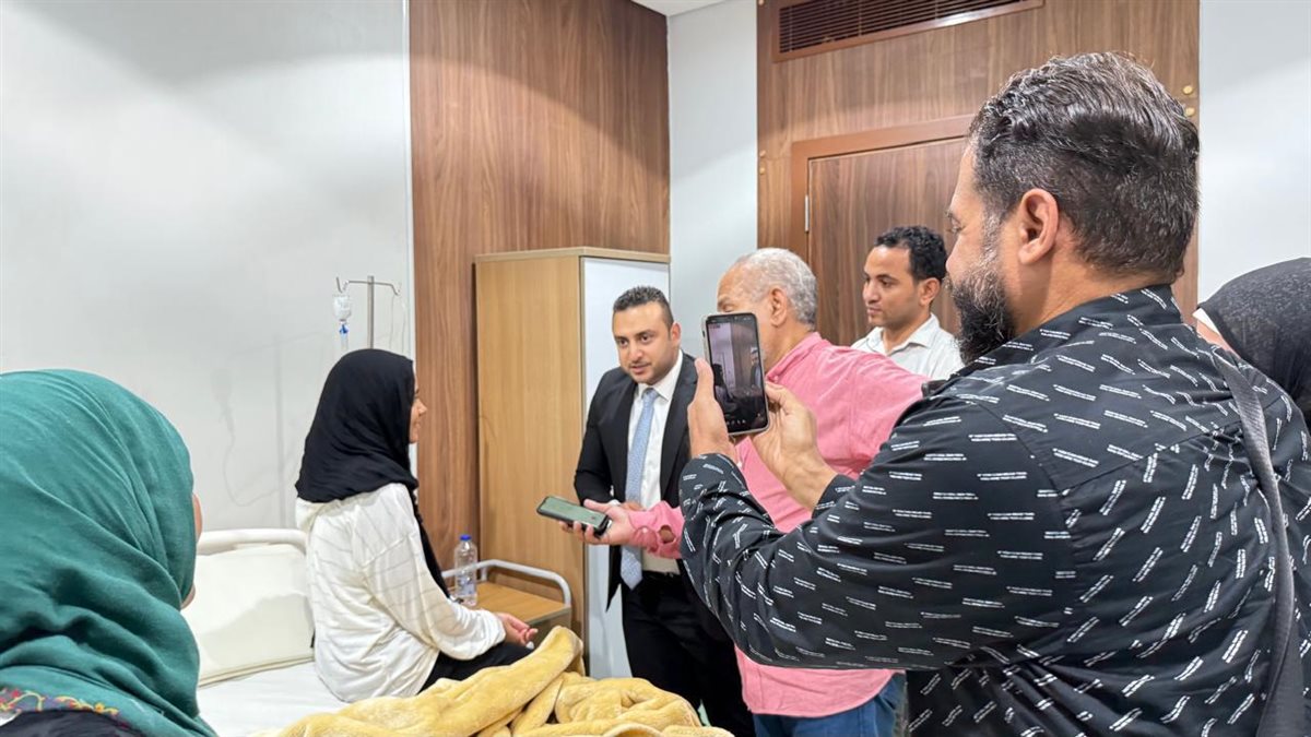 جولة الإعلامين بمبنى هيئة الرعاية والمجمع الطبي&nbsp;