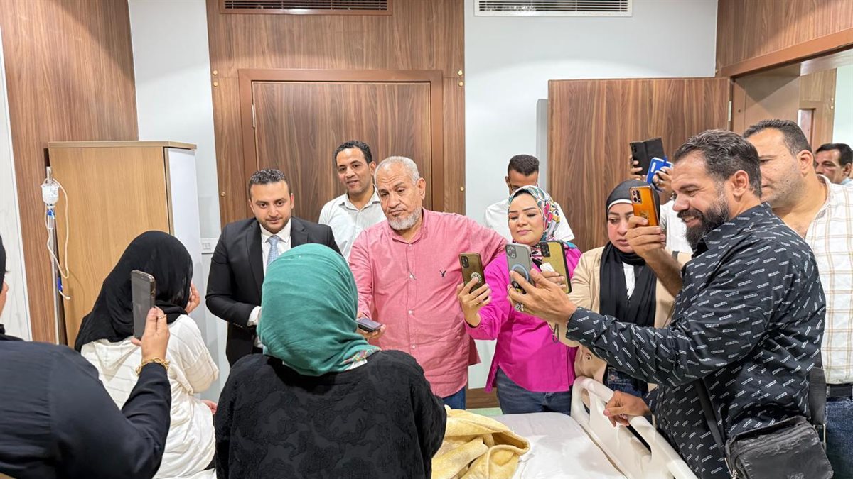 جولة الإعلامين بمبنى هيئة الرعاية والمجمع الطبي&nbsp;