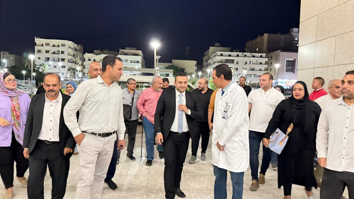جولة الإعلامين بمبنى هيئة الرعاية والمجمع الطبي&nbsp;