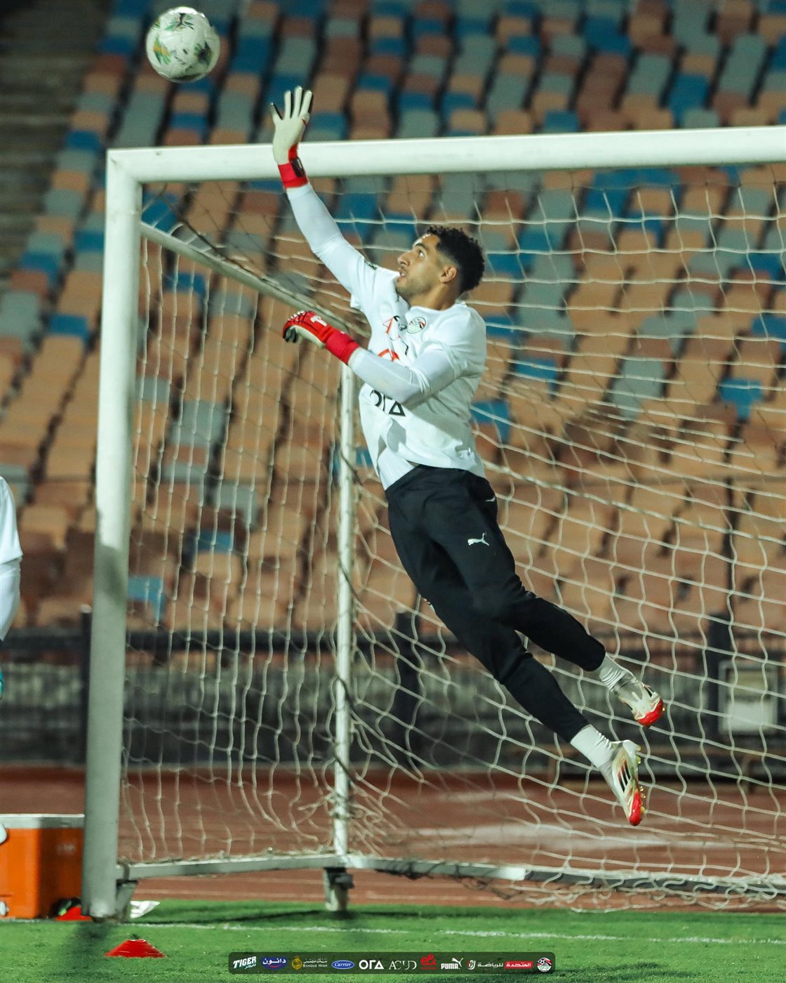 مصطفى شوبير في مران منتخب مصر&nbsp;