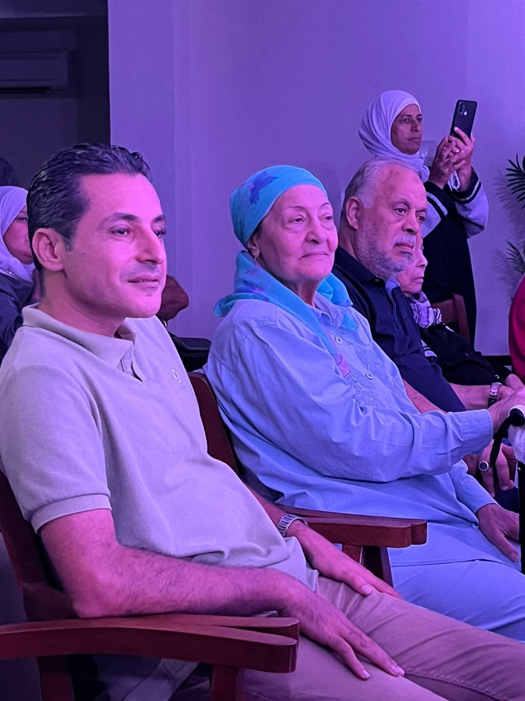 نقابة المهن التمثيلية برعاية أشرف زكي تنظم احتفالية إنسانية بدار كبار الفنانين<br>&nbsp;