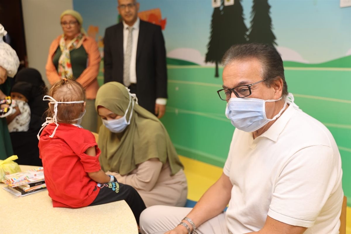 وزير الصحة بمسشفى أورام الأقصر&nbsp;