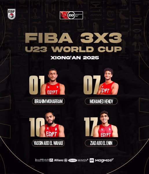 قائمة منتخب مصر لكرة السلة 3×3&nbsp;