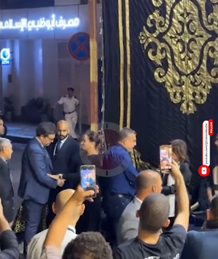 أبرز الحضور بعزاء أرملة سيد مكاوي&nbsp;