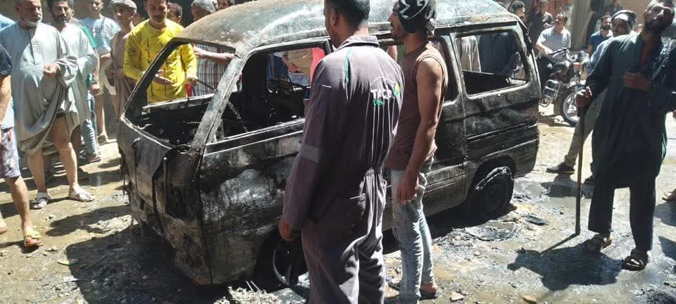 اندلاع حريق في سيارة ملاكي بديروط&nbsp;
