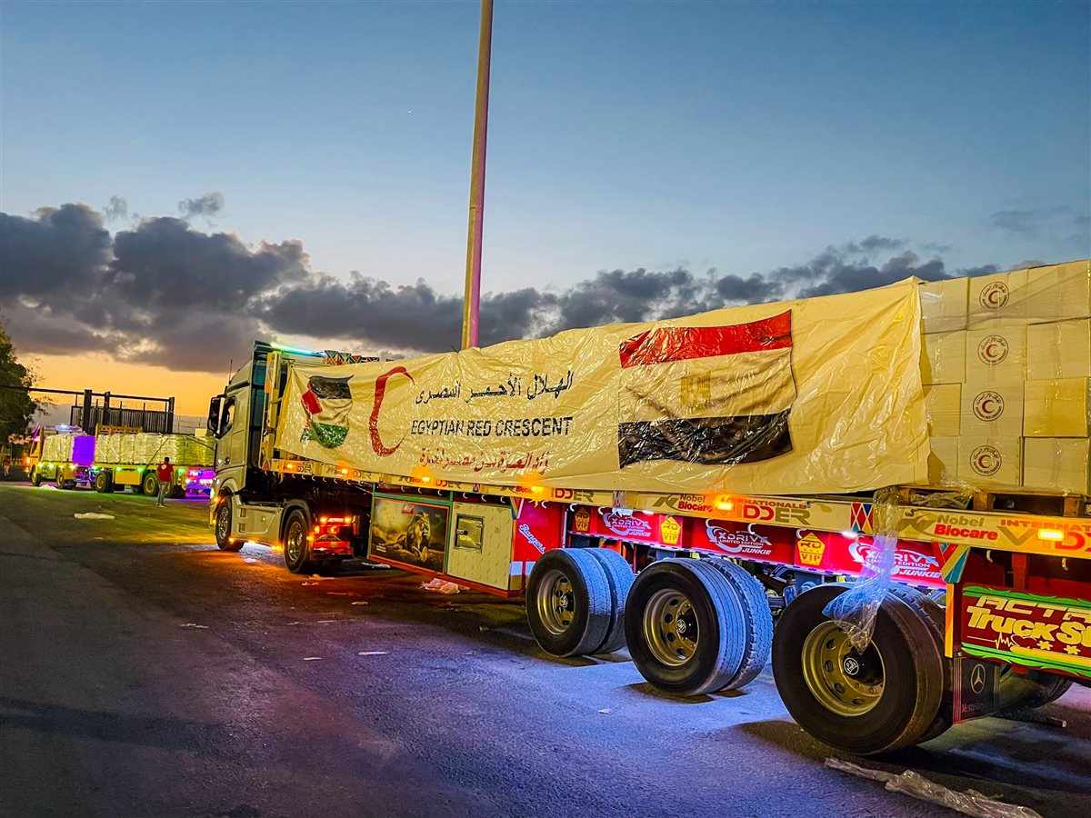 &nbsp;قافلة « زاد العزة.. من مصر إلى غزة»