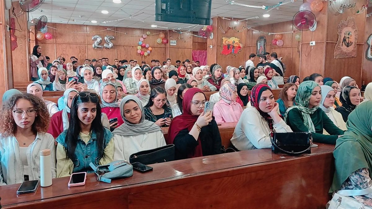 احتفال كلية الإعلام جامعة المنوفية بالطلاب الجدد&nbsp;