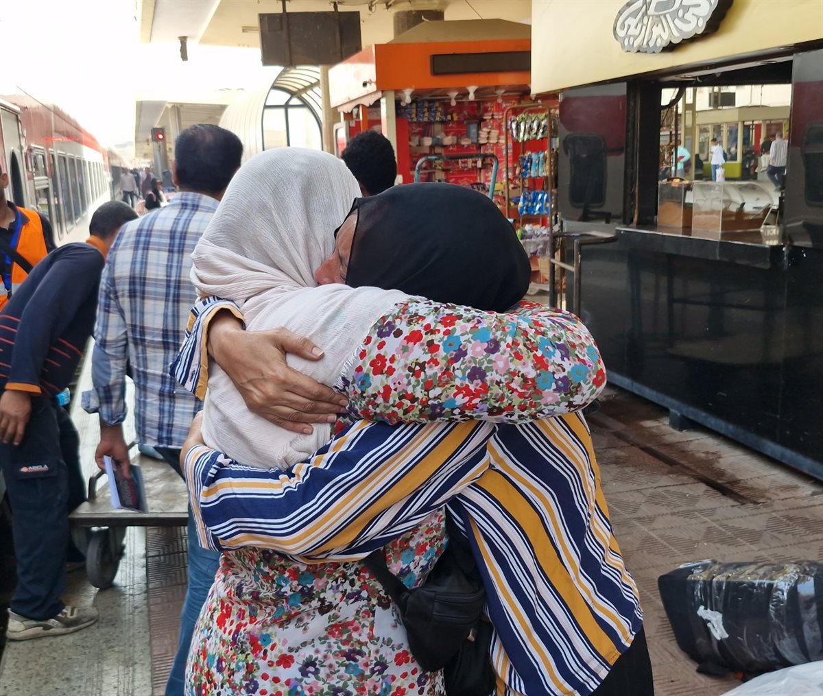 الرحلة العشرين من القطارات المخصصة لمبادرة العودة الطوعية للأشقاء السودانيين المقيمين في مصر