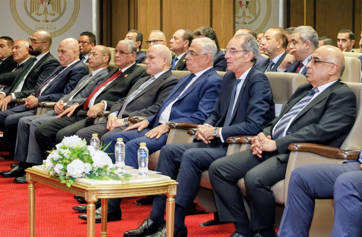 &nbsp;رئيس هيئة النيابة الإدارية &nbsp;يشهد احتفالية وزارة العدل لإطلاق عدد من المشروعات الرقمية