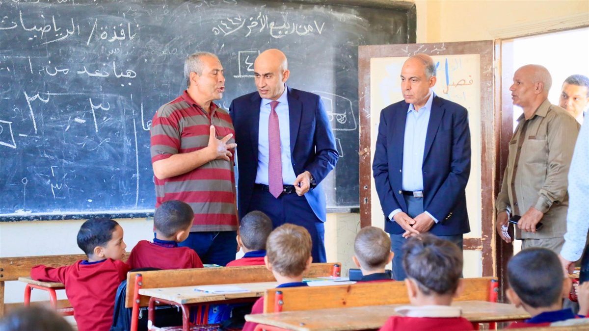 وزير التربية والتعليم والتعليم الفني يزور مدرسة الشهيد مصطفى هاني عبد الحميد&nbsp;