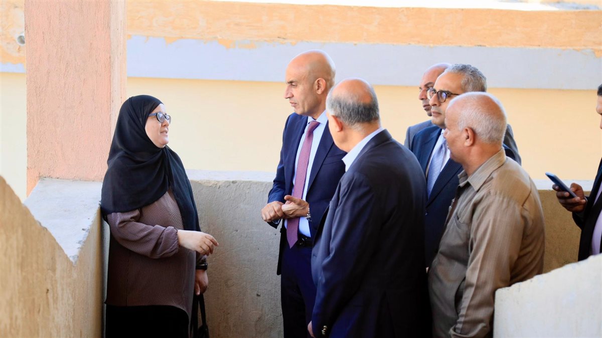 وزير التربية والتعليم والتعليم الفني يزور مدرسة الشهيد مصطفى هاني عبد الحميد&nbsp;