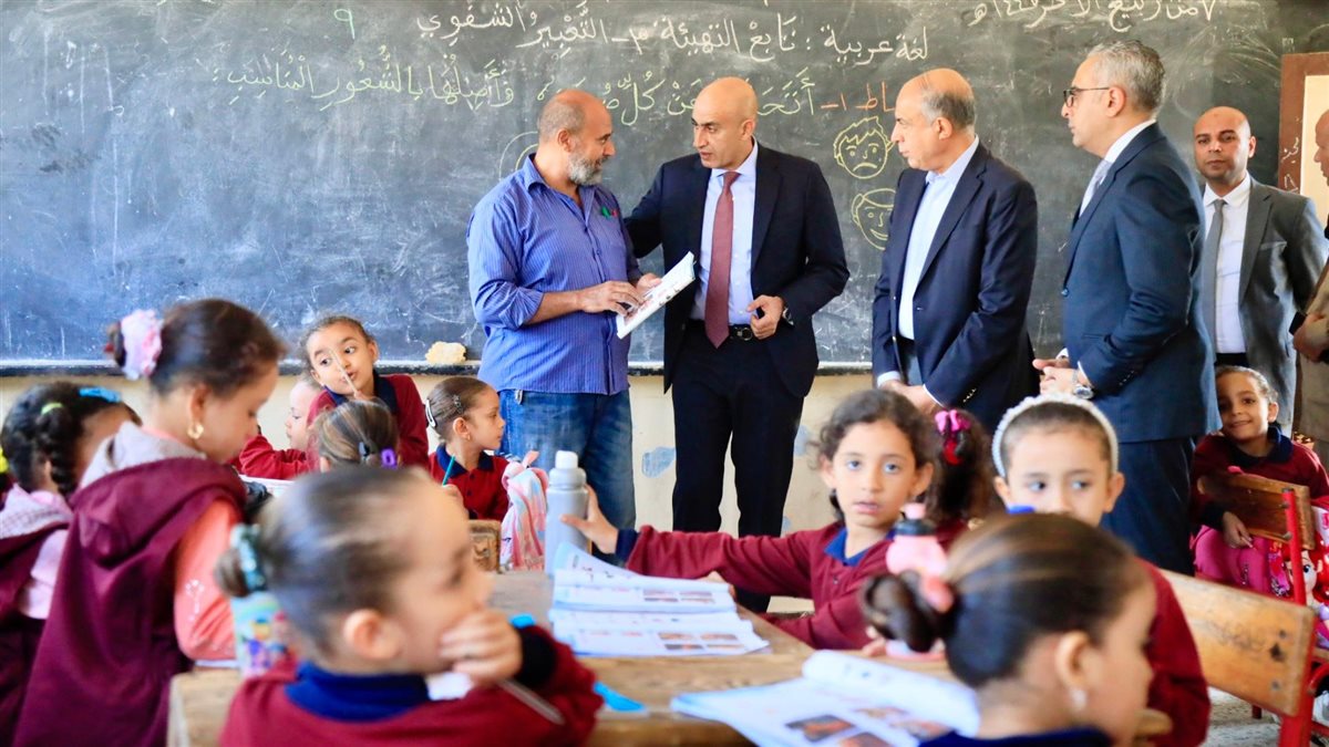 وزير التربية والتعليم والتعليم الفني يزور مدرسة الشهيد مصطفى هاني عبد الحميد&nbsp;