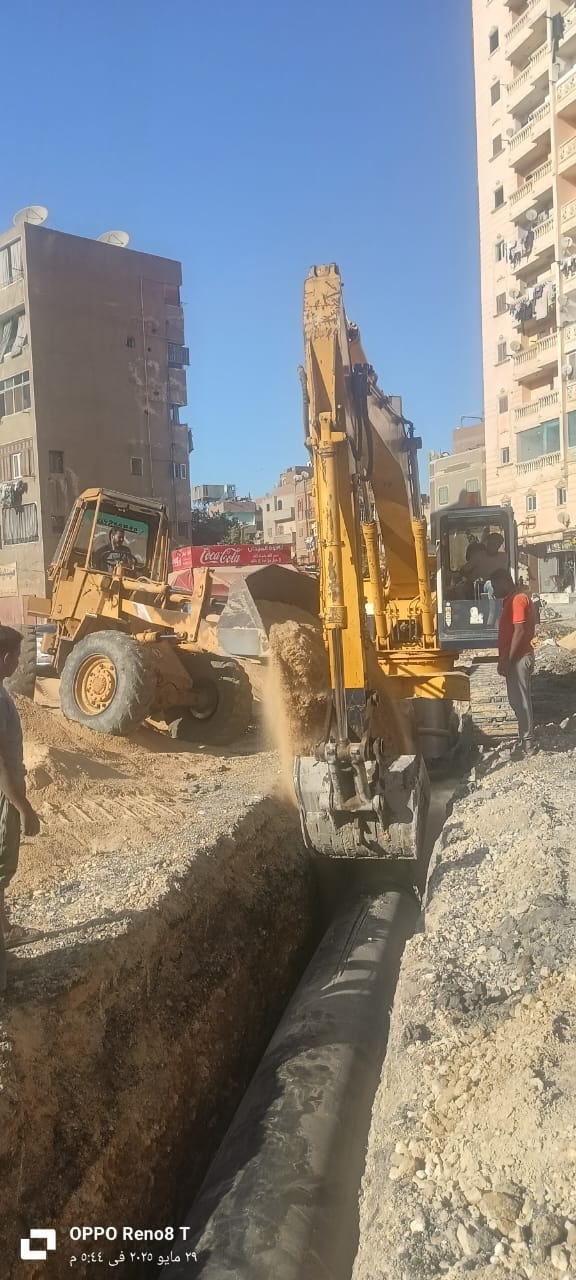 مشروع إحلال وتجديد خط طرد صرف صحي السلخانة