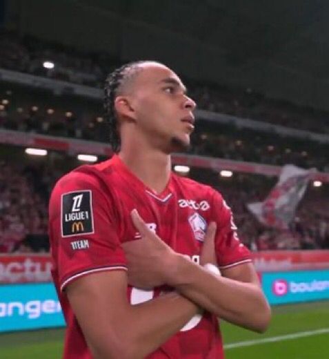 &nbsp;إيثان مبابي لاعب ليل الفرنسي