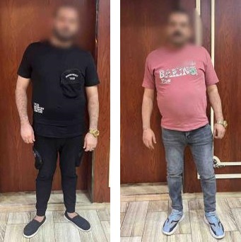 المتهمين والمضبوطات&nbsp;
