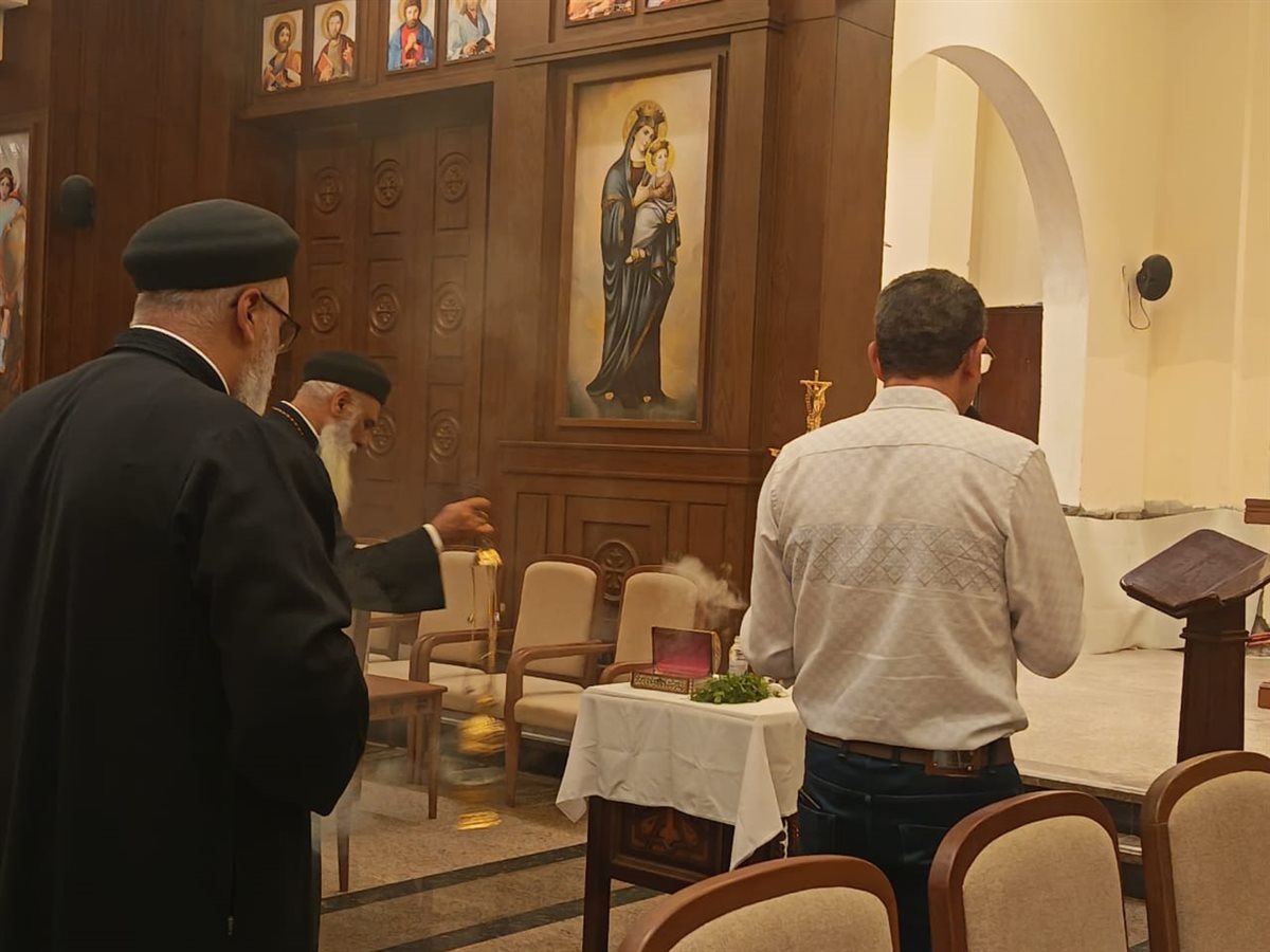 &nbsp;بدء عزاء الفنان التشكيلي سمير ناشد والد زيرة الهجرة السابقة