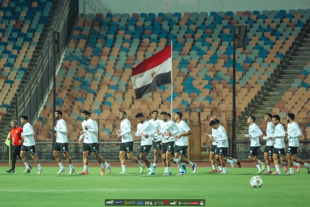 <strong>منتخب مصر يخوض تدريبه باستاد القاهرة استعدادا لمواجهة غينيا بيساو</strong>