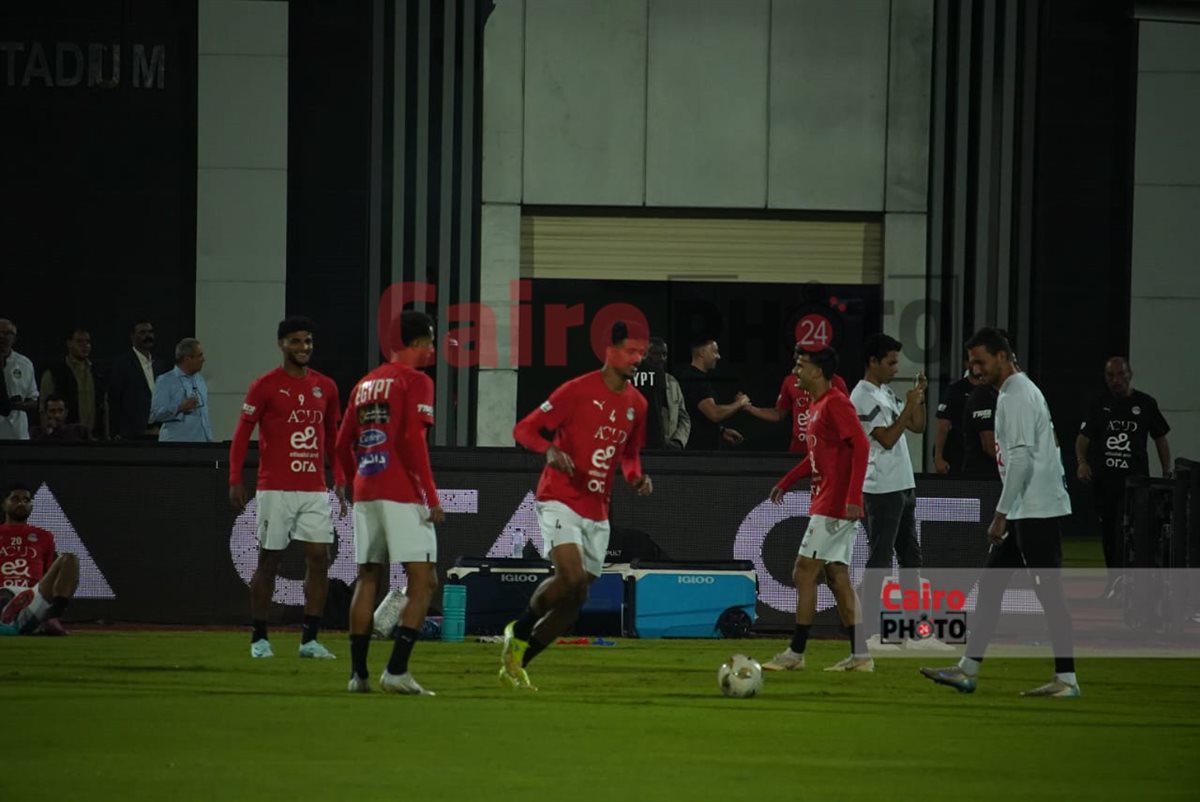 <strong>صور مران منتخب مصر&nbsp;</strong>