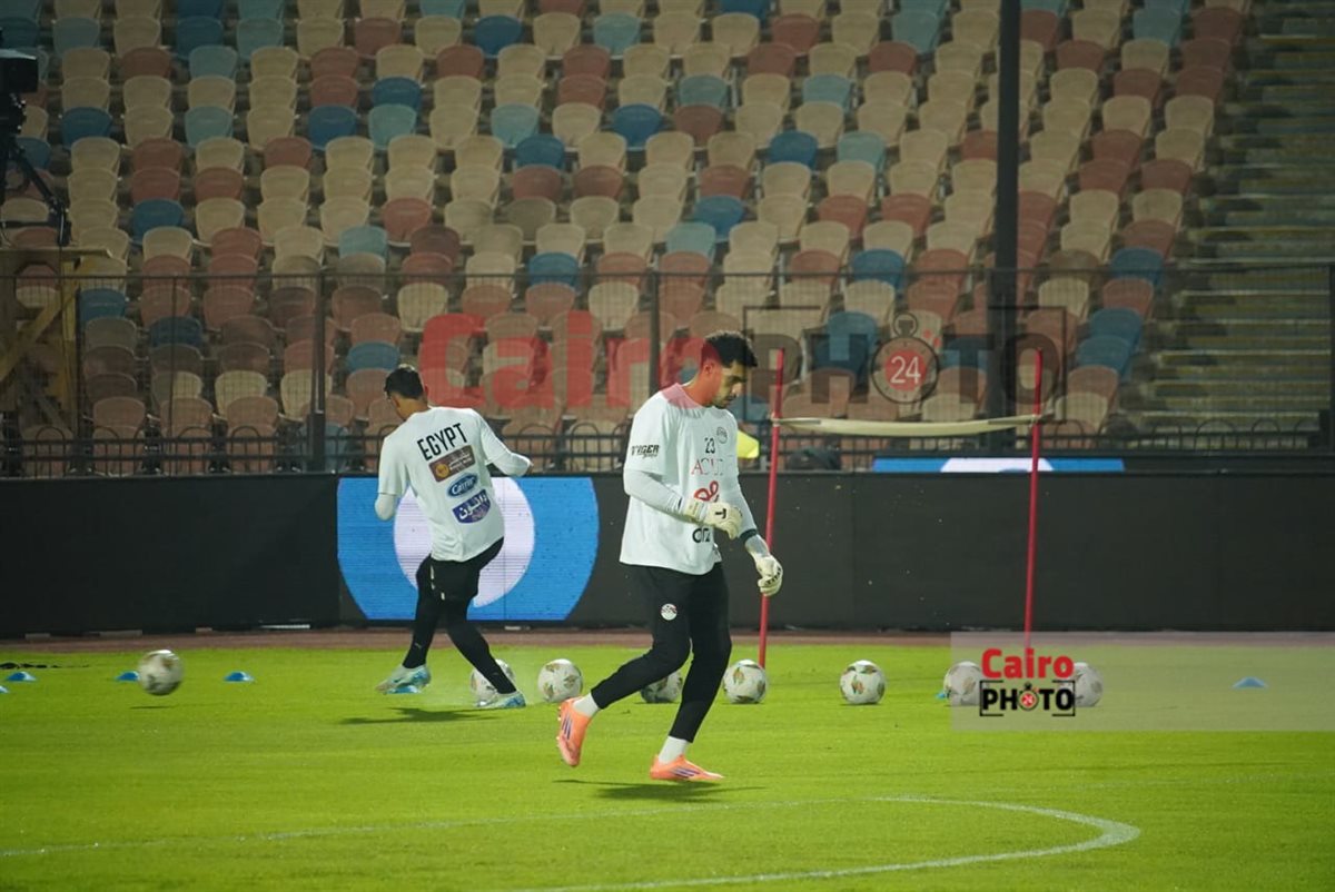 <strong>صور مران منتخب مصر&nbsp;</strong>