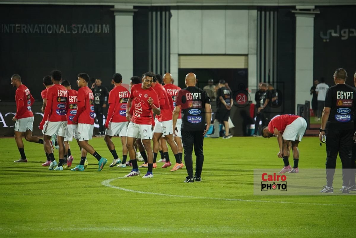 <strong>صور مران منتخب مصر&nbsp;</strong>