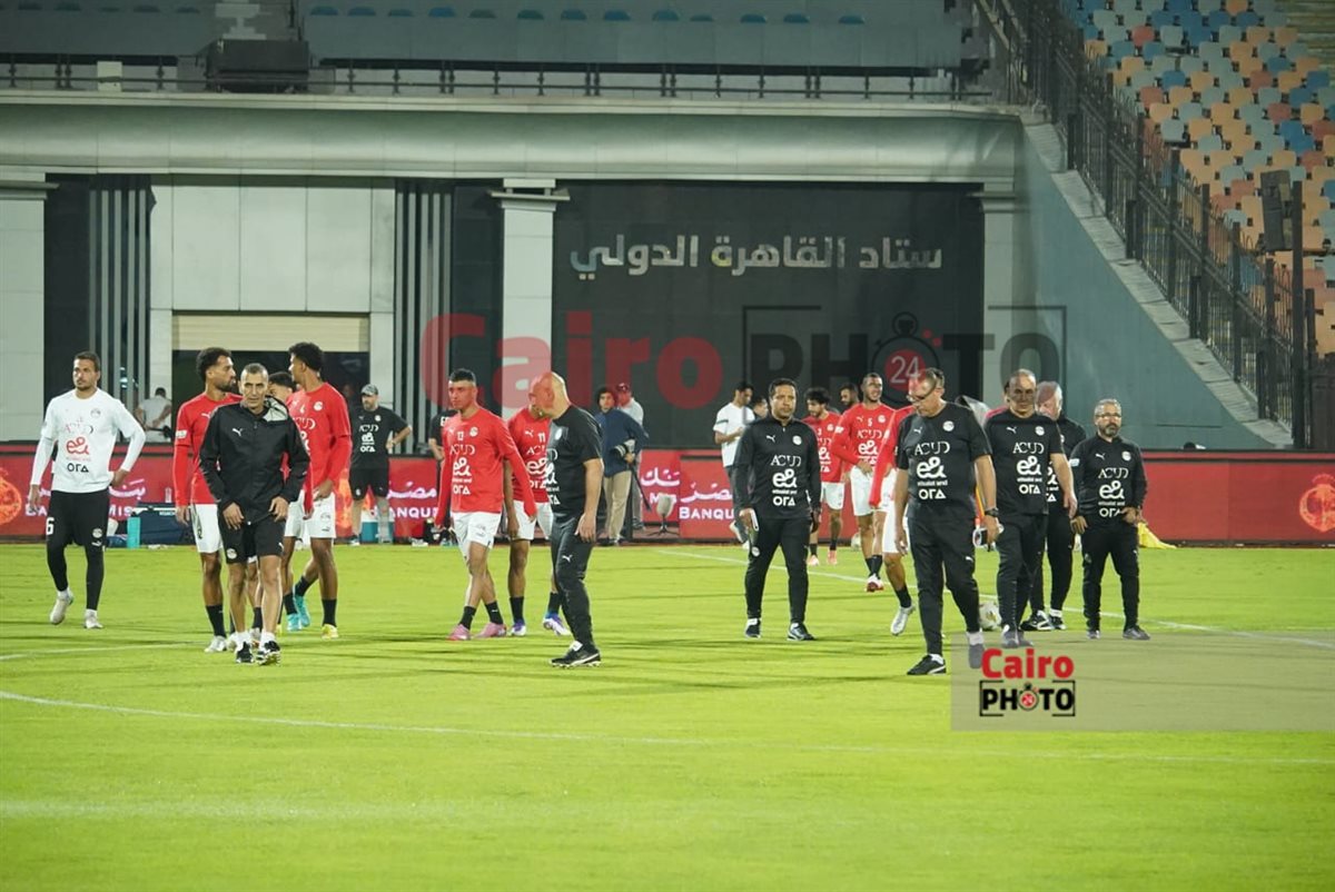 <strong>صور مران منتخب مصر&nbsp;</strong>