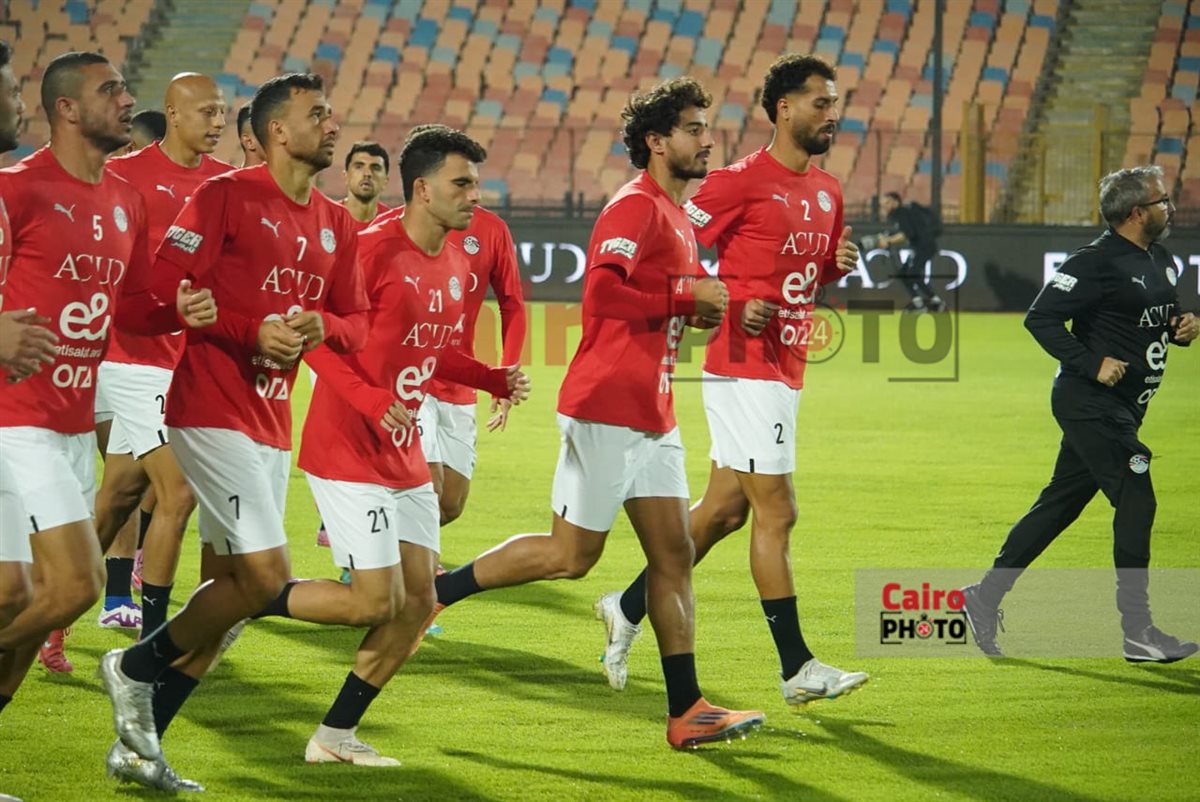 <strong>صور مران منتخب مصر&nbsp;</strong>