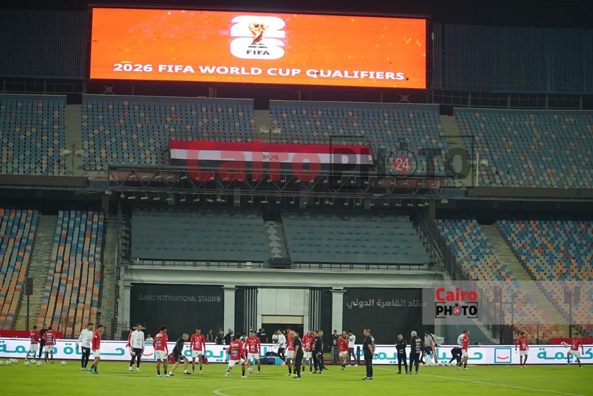 <strong>صور مران منتخب مصر&nbsp;</strong>